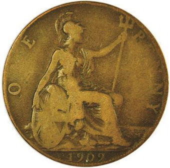 Picture of Edward VII, Complete Penny Set