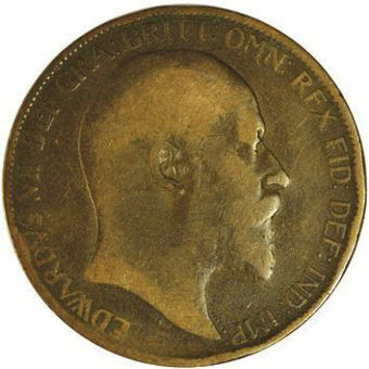 Picture of Edward VII, Complete Penny Set