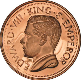 Picture of India, Edward VIII India Brass