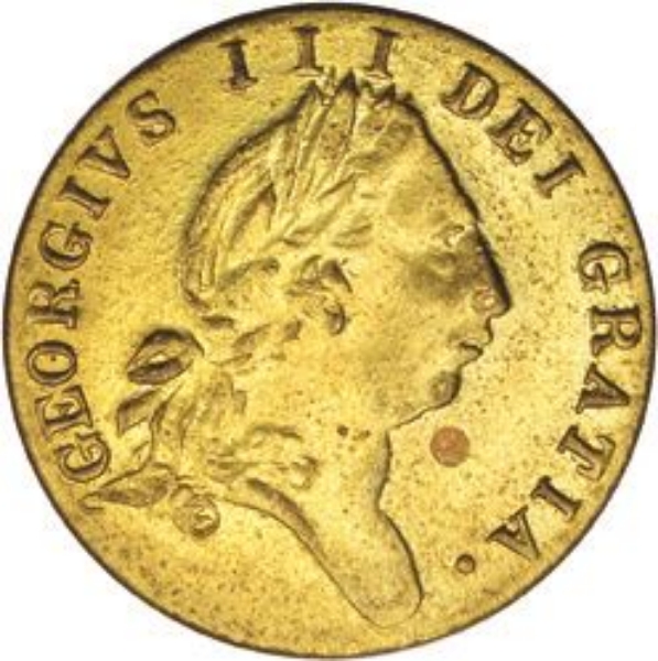 Picture of George III, Imitation Spade Half Guinea