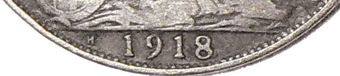 Picture of George V, Penny (Heaton Mint) 1918 Fine
