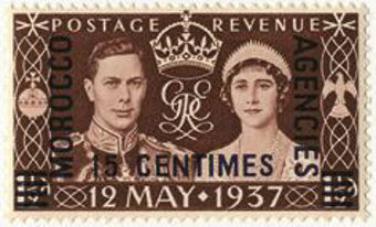 Picture of George VI Coronation Morocco 100 Stamps
