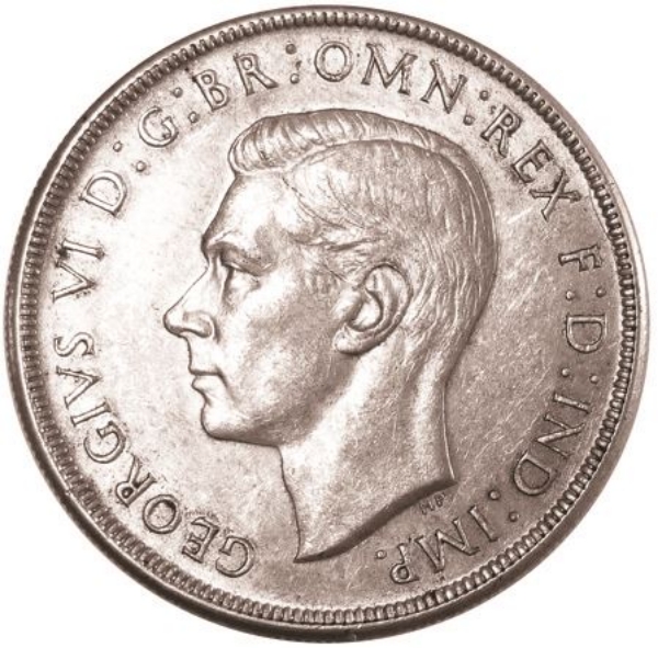 Picture of Australia, George VI Crown Very Fine, 1937