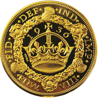 Picture of Edward VIII, Wreath Set Milled 1936