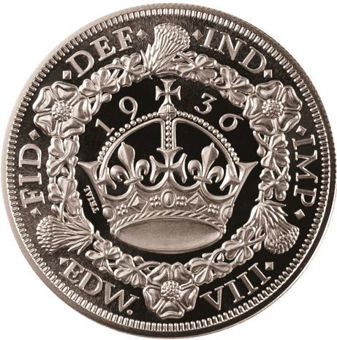 Picture of Edward VIII, Wreath Set Milled 1936