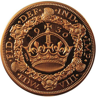 Picture of Edward VIII, Wreath Set Milled 1936
