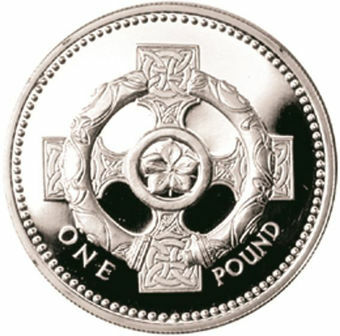Picture of Elizabeth II, £1 (Northern Ireland Pound) 2001 Proof Sterling Silver