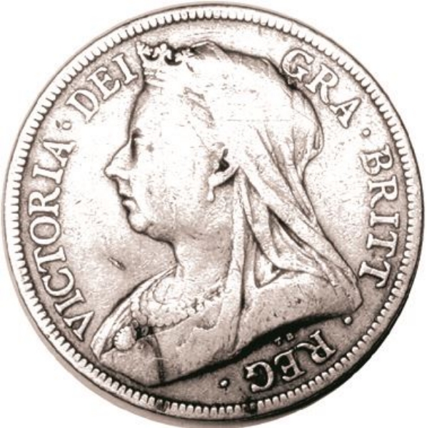Picture of Victoria, Halfcrown (Old Head) VG