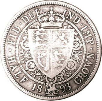 Picture of Victoria, Halfcrown (Old Head) VG