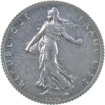 Picture of France, 1 Franc 1918 Extremely Fine