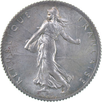 Picture of France, 1 Franc Ext Fine, 1920