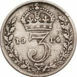 Picture of George V, Threepence 1914 (.925 Sterling Silver) Fine