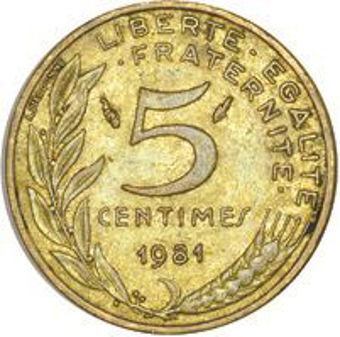 Picture of France, Pre Euro 9 Coin Set
