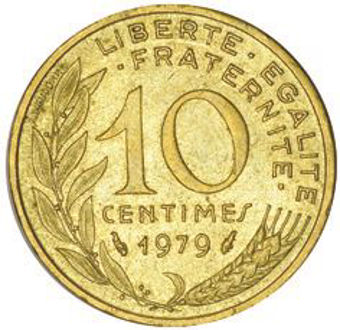 Picture of France, Pre Euro 9 Coin Set