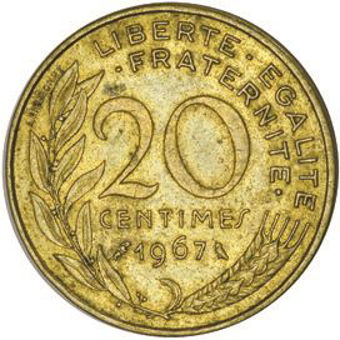Picture of France, Pre Euro 9 Coin Set