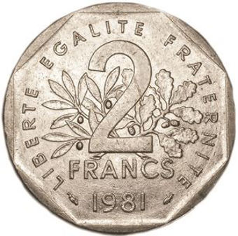 Picture of France, Pre Euro 9 Coin Set