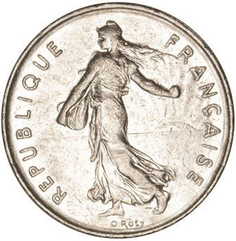 Picture of France, Pre Euro 9 Coin Set