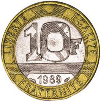 Picture of France, Pre Euro 9 Coin Set