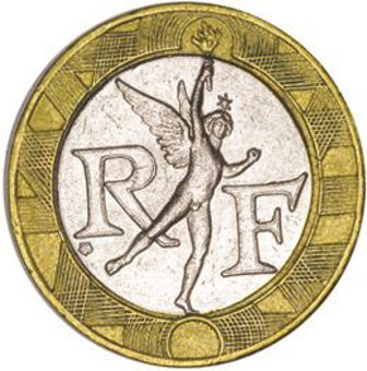 Picture of France, Pre Euro 9 Coin Set