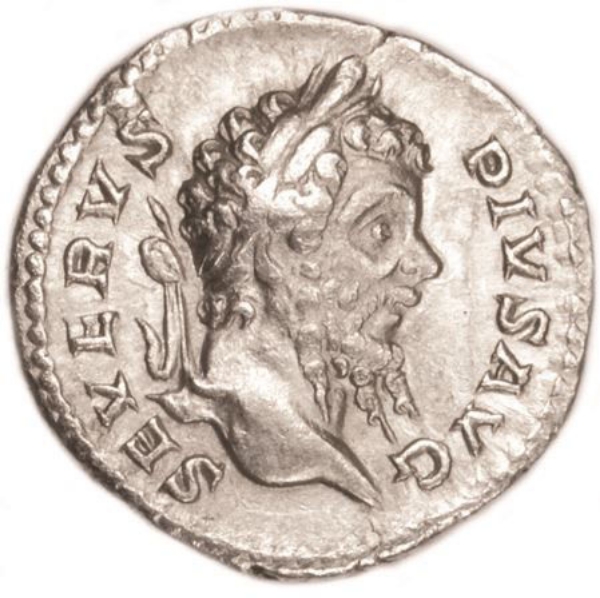 Septimius Severus Silver Denarius Very Fine_obv