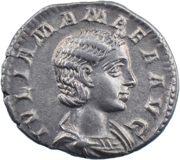 Picture of Julia Mamaea Denarius, Rev. IOVI CONSERVATRIX