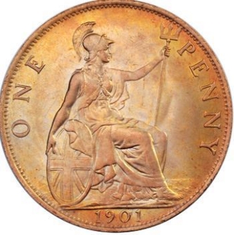 Picture of Victoria, Penny 1901 Brilliant Uncirculated