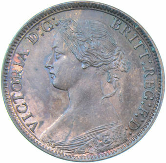 Picture of Victoria, Farthing 1873