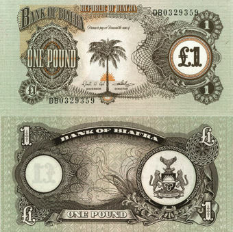 Picture of Biafra £1 P5a Unc