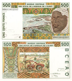 Burkina Faso 500 Francs P310 Unc