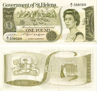 Picture of St Helena  £1 P9 Unc