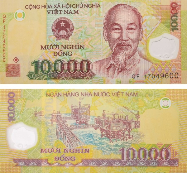 Picture of Vietnam 10,000 Dong P119 Plastic Unc