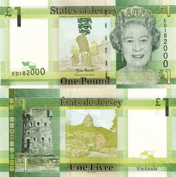 Picture of Jersey £1 2010 P32 Unc