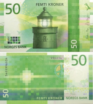 Picture of Norway 50 Kroner 2018 P-New Unc