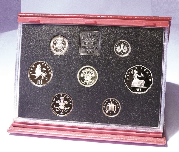 1991 Royal Mint Deluxe  Proof Set
