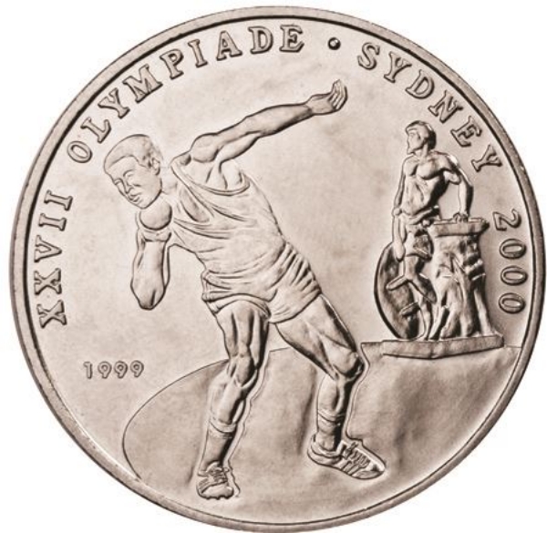 Picture of Congo, Scarce Congo Olympic Shot Putt Crown