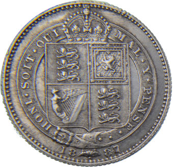 Picture of Victoria, Shilling 1887 Unc