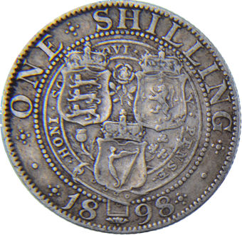 Picture of Victoria, Shilling (Old Head) 1893-1901 Very Good