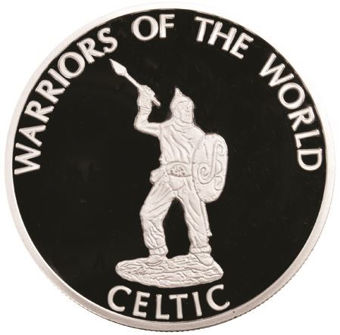 Picture of Congo, Roll of 12 Warrior Crowns Proof Silver Plated