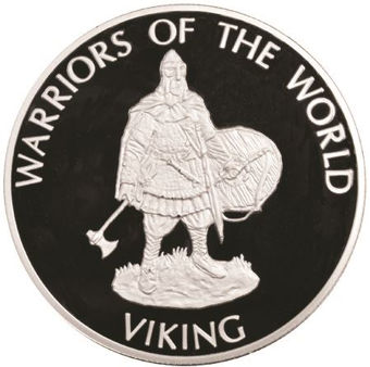 Picture of Congo, Roll of 12 Warrior Crowns Proof Silver Plated
