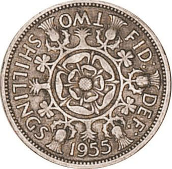 Picture of Elizabeth II, Complete date set of Florins