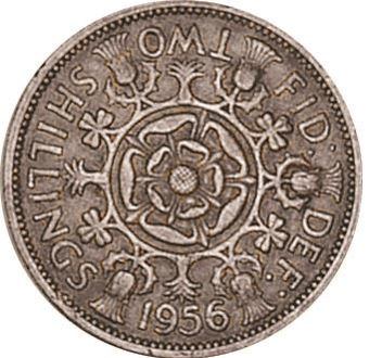 Picture of Elizabeth II, Complete date set of Florins