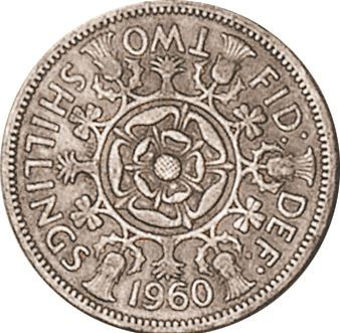 Picture of Elizabeth II, Complete date set of Florins