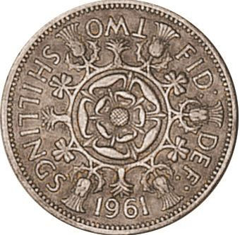 Picture of Elizabeth II, Complete date set of Florins