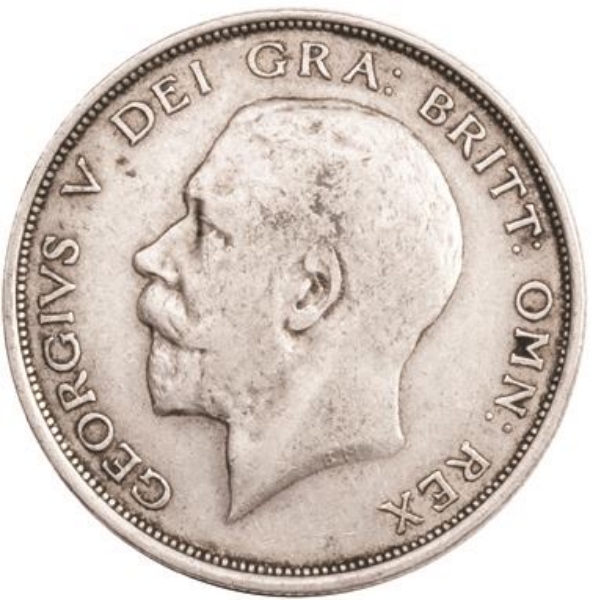 Picture of George V, Halfcrown 1915 Fine