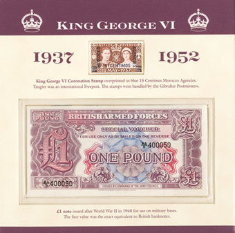 Picture of George VI Coin & Note Set