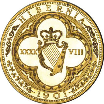 Picture of Ireland, Edward VII Goldine Crowned