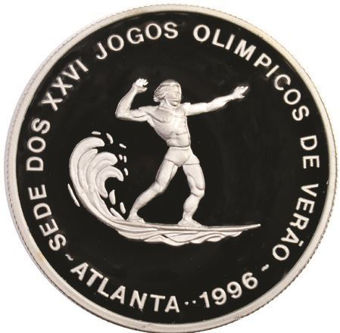 Picture of St. Thomas & Prince, Rare Olympic Roll 12 Crowns