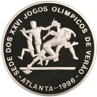 Picture of St. Thomas & Prince, Rare Olympic Roll 12 Crowns