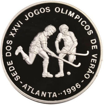 Picture of St. Thomas & Prince, Rare Olympic Roll 12 Crowns
