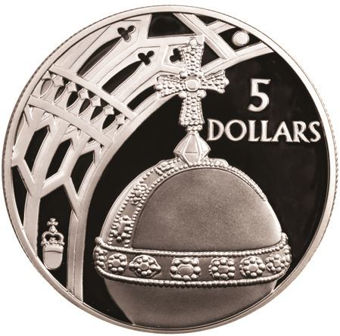 Picture of One Selected Silver Proof Crown of the World